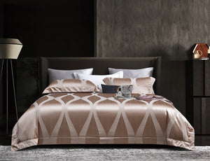 LAZE silk & cotton luxury bedding set